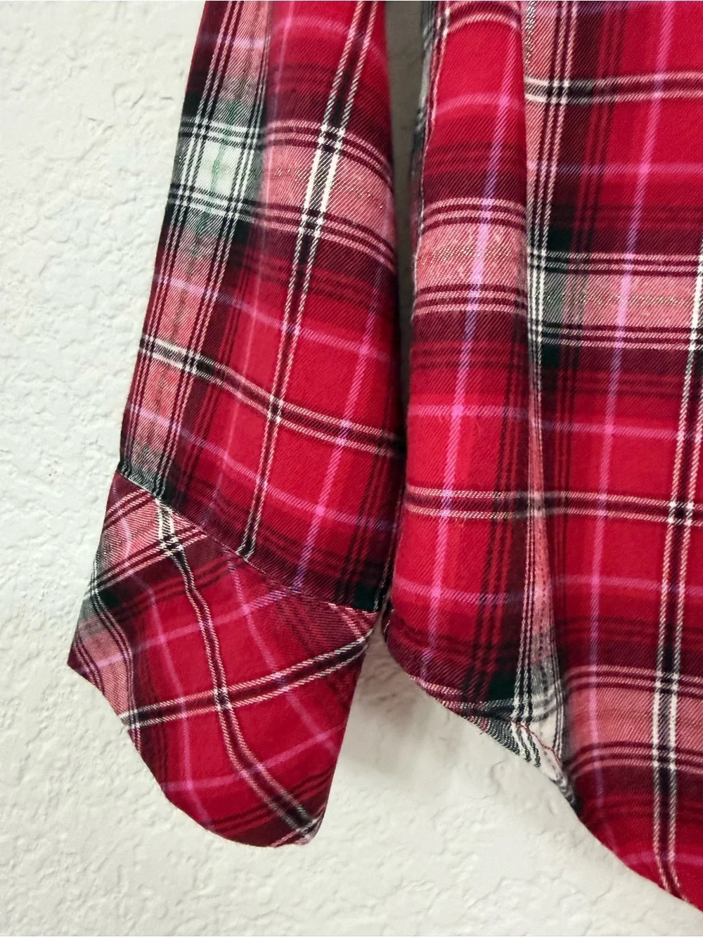 Victoria's Secret Red and Black Plaid Women Pajama Set Sz XS Pants M